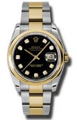 Rolex Datejust 116203 bkdo Steel and Yellow Gold