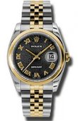 Rolex Datejust 116203 bkjrj Steel and Yellow Gold