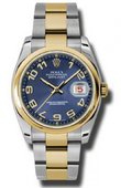 Rolex Datejust 116203 blcao Steel and Yellow Gold