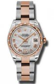 Rolex Datejust Ladies 178341 mdro Steel and Everose Gold