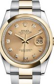 Rolex Datejust 116203 chdo Steel and Yellow Gold