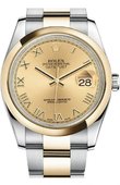 Rolex Datejust 116203 chro Steel and Yellow Gold