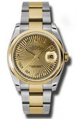 Rolex Datejust 116203 chsbro Steel and Yellow Gold