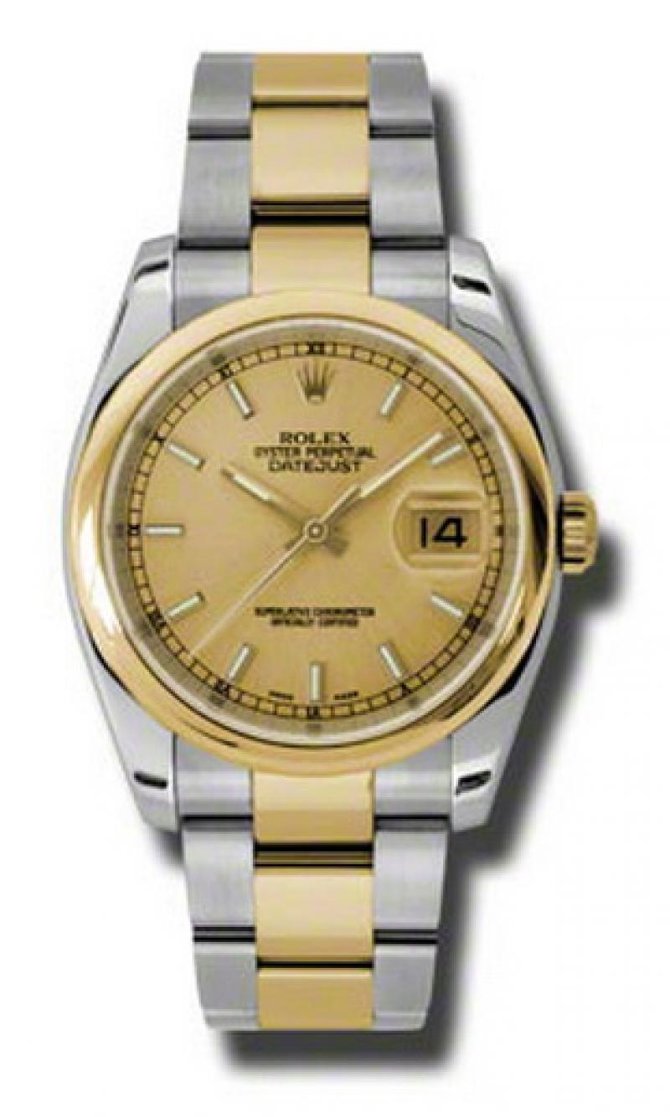 Rolex 116203 chso Datejust Steel and Yellow Gold - фото 1