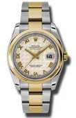 Rolex Часы Rolex Datejust 116203 ipro Steel and Yellow Gold