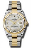 Rolex Datejust 116203 mdo Steel and Yellow Gold