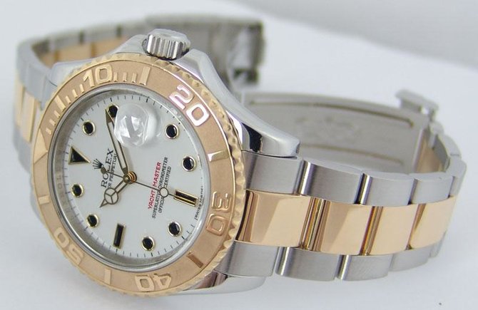 Rolex 16623 White Yacht Master II 40mm Steel and Yellow Gold - фото 5