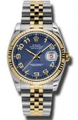 Rolex Datejust 116233 blcaj Steel and Yellow Gold