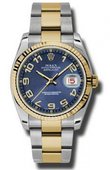 Rolex Datejust 116233 blcao Steel and Yellow Gold