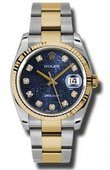 Rolex Datejust 116233 bljdo Steel and Yellow Gold