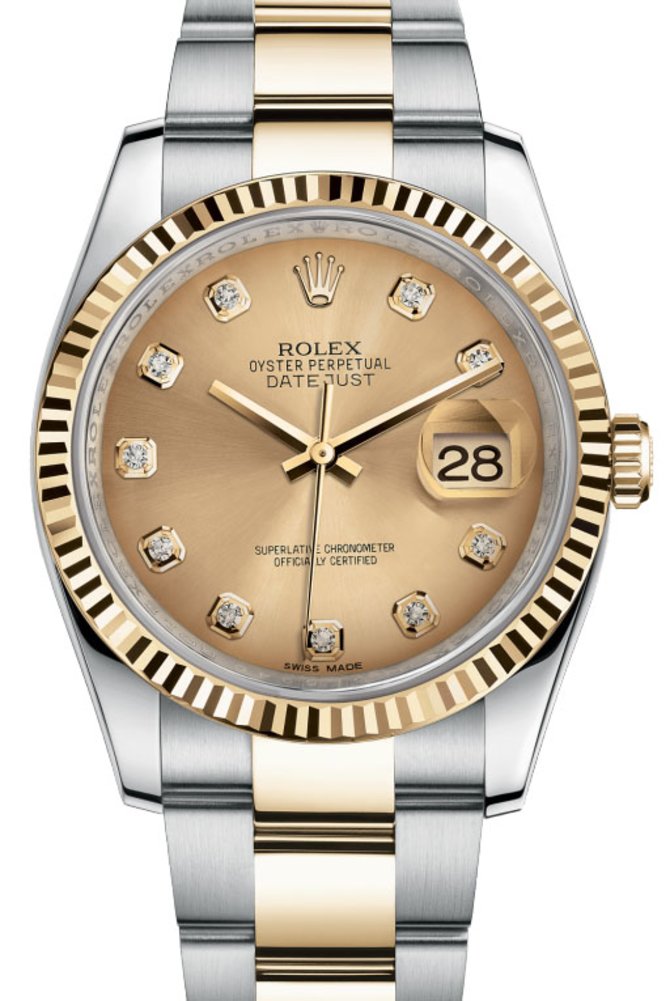 Rolex 116233 chdo Datejust Steel and Yellow Gold