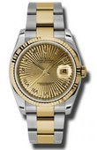 Rolex Datejust 116233 chsbro Steel and Yellow Gold