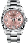 Rolex Часы Rolex Datejust 116234 pink waves diamond dial 36