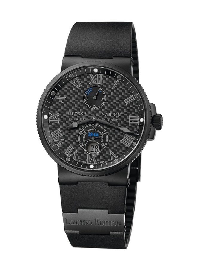 Ulysse Nardin 263-66LE-3C/42-Black Maxi Marine Chronometer 41mm Steel PVD - фото 1