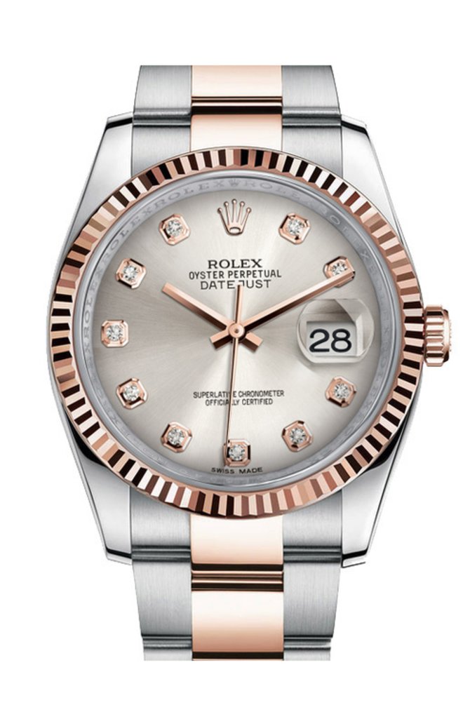 Rolex 116231 sdo Datejust 36 mm Steel and Everose Gold