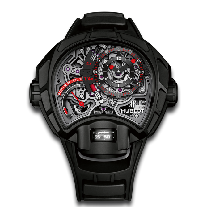 Hublot 912.ND.0123.RX Masterpieces MP-12 Key Of Time Skeleton All Black