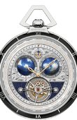 Montblanc Villeret 1858 112586 Tourbillon Cylindrique Transatlantic Pocket Watch Limited Edition 8
