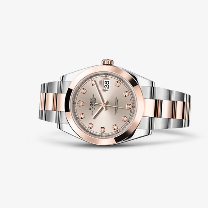 Rolex 126301-0007 Datejust 41 mm Steel and Everose Gold - фото 2