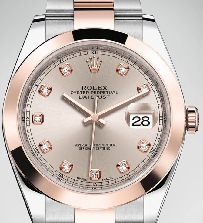 Rolex 126301-0007 Datejust 41 mm Steel and Everose Gold - фото 3