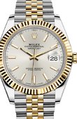 Rolex Datejust 126333 Silver Yellow Rolesor New 2016
