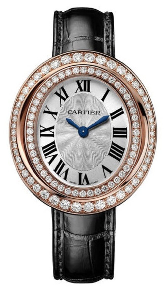 Cartier Hypnose Large Model Pink Gold Diamond Set Baignoire Oval