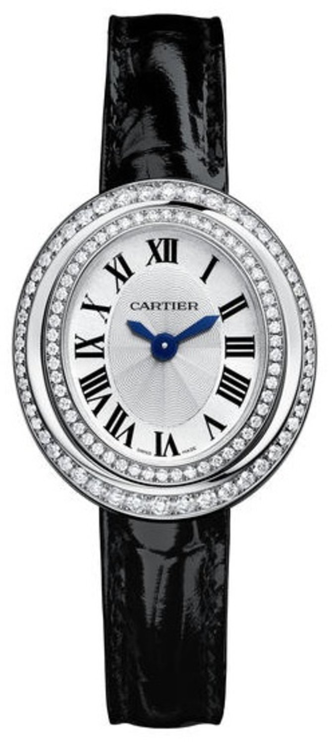 Cartier Hypnose Small Model White Gold Baignoire Oval Diamond Set