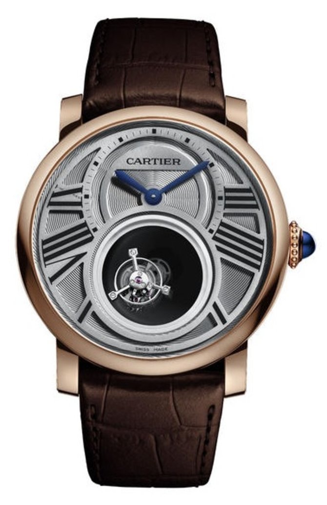 Cartier Mysterious Double Tourbillon Rotonde De Cartier Pink Gold