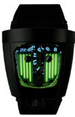 MB&F Horological Machines 57.STGL.B HMX Black Badger Radar Green