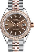 Rolex Datejust Ladies 279381rbr-0017 28 mm Steel and Everose Gold