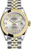Rolex Datejust Ladies 279163-0007 28 mm Steel and Yellow Gold
