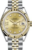 Rolex Datejust Ladies 279173-0021 28 mm Steel and Yellow Gold