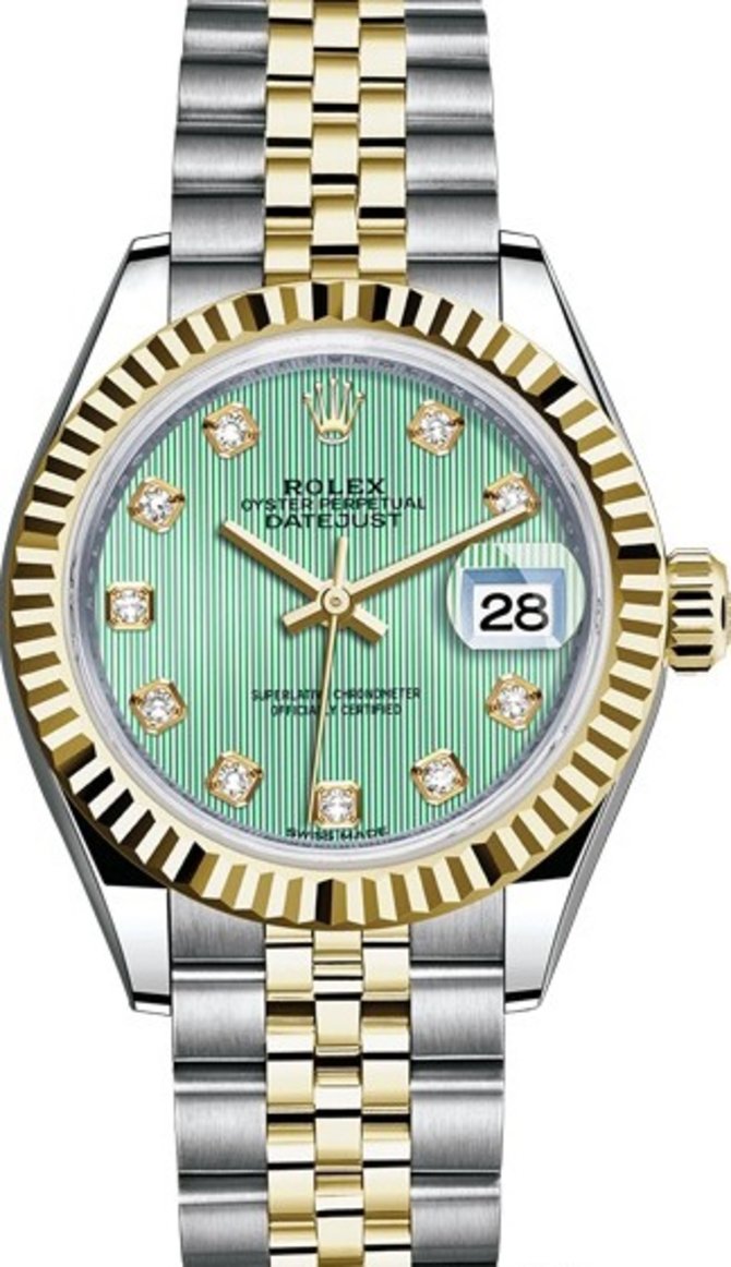 Rolex 279173-0015 Datejust Ladies 28 mm Steel and Yellow Gold - фото 1