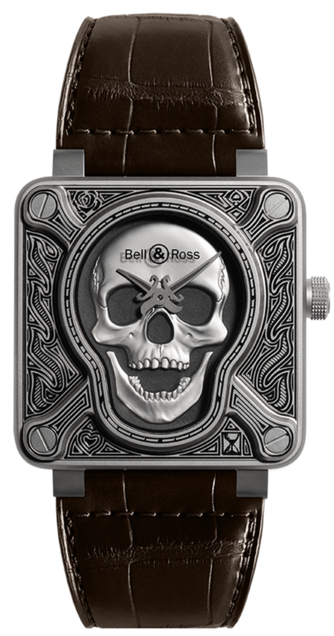 Bell & Ross BR 01 Burning Skull Aviation Automatic Mechanical - фото 1