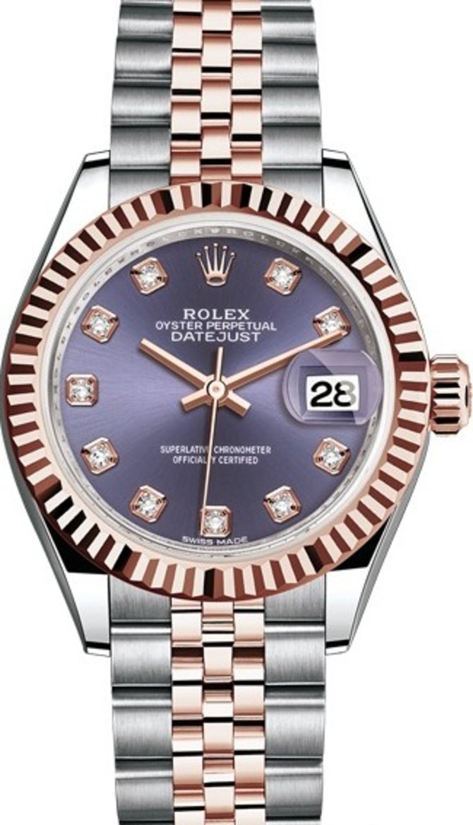 Rolex 279171-0015 Datejust Ladies 28 mm Steel and Everose Gold - фото 1