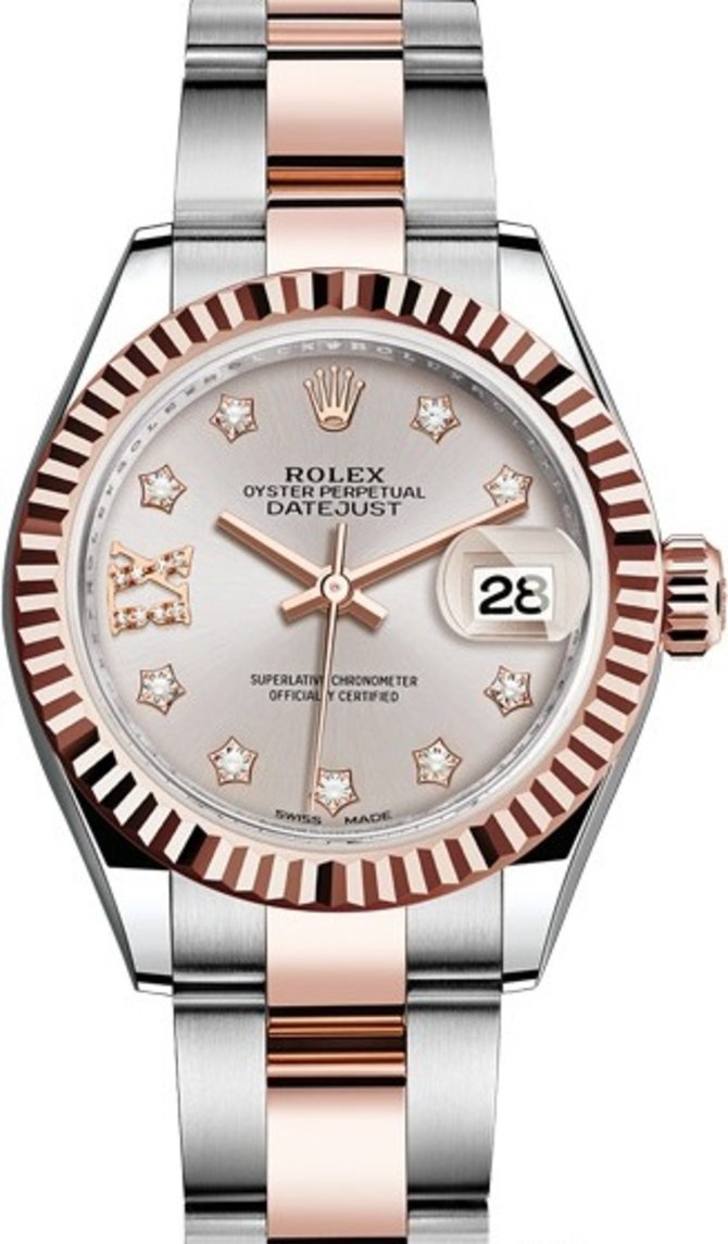 Rolex 279171-0020 Datejust Ladies 28 mm Steel and Everose Gold - фото 1