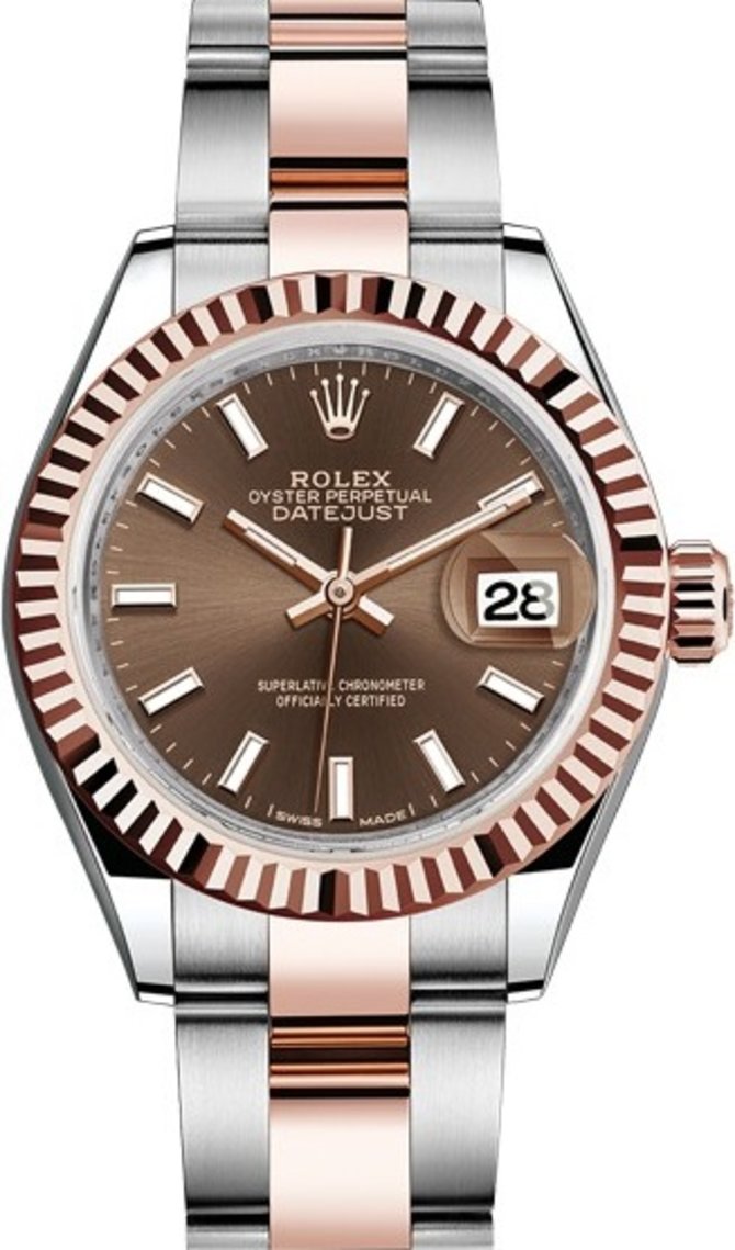Rolex 279171-0018 Datejust Ladies 28 mm Steel and Everose Gold - фото 1