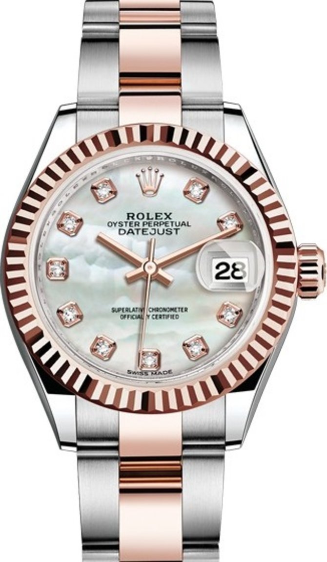 Rolex 279171-0014 Datejust Ladies 28 mm Steel and Everose Gold - фото 1