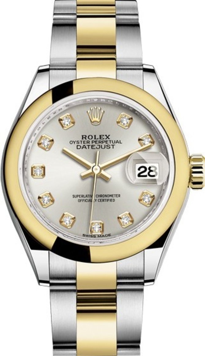 Rolex 279163-0008 Datejust Ladies 28 mm Steel and Yellow Gold - фото 1