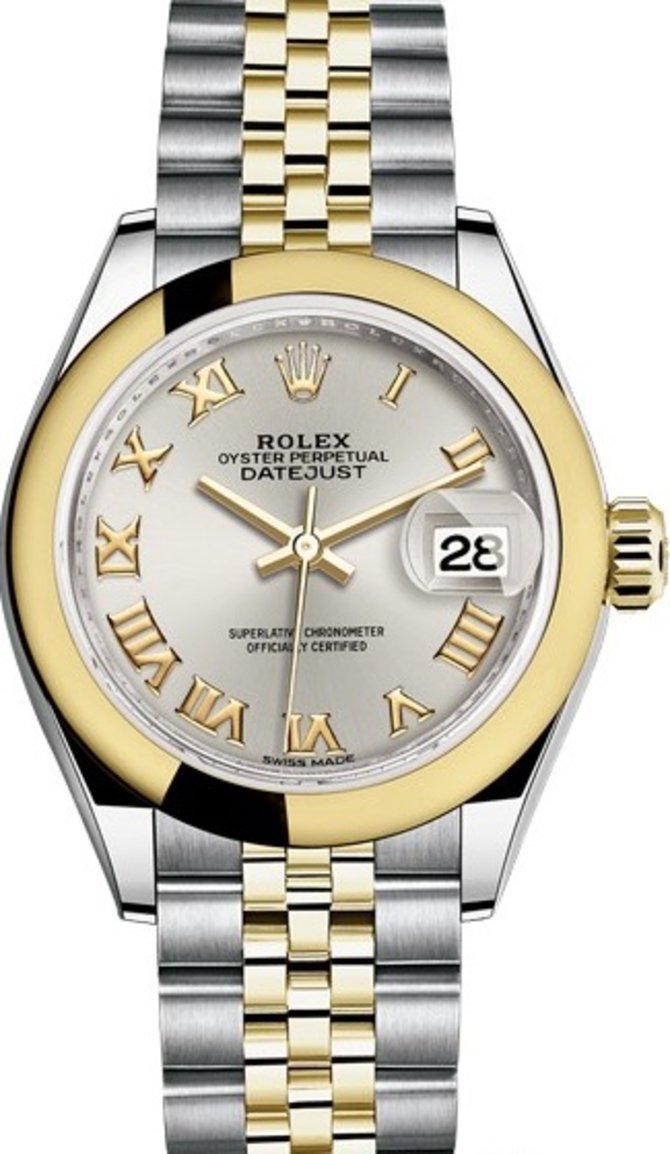 Rolex 279163-0005 Datejust Ladies 28 mm Steel and Yellow Gold - фото 1