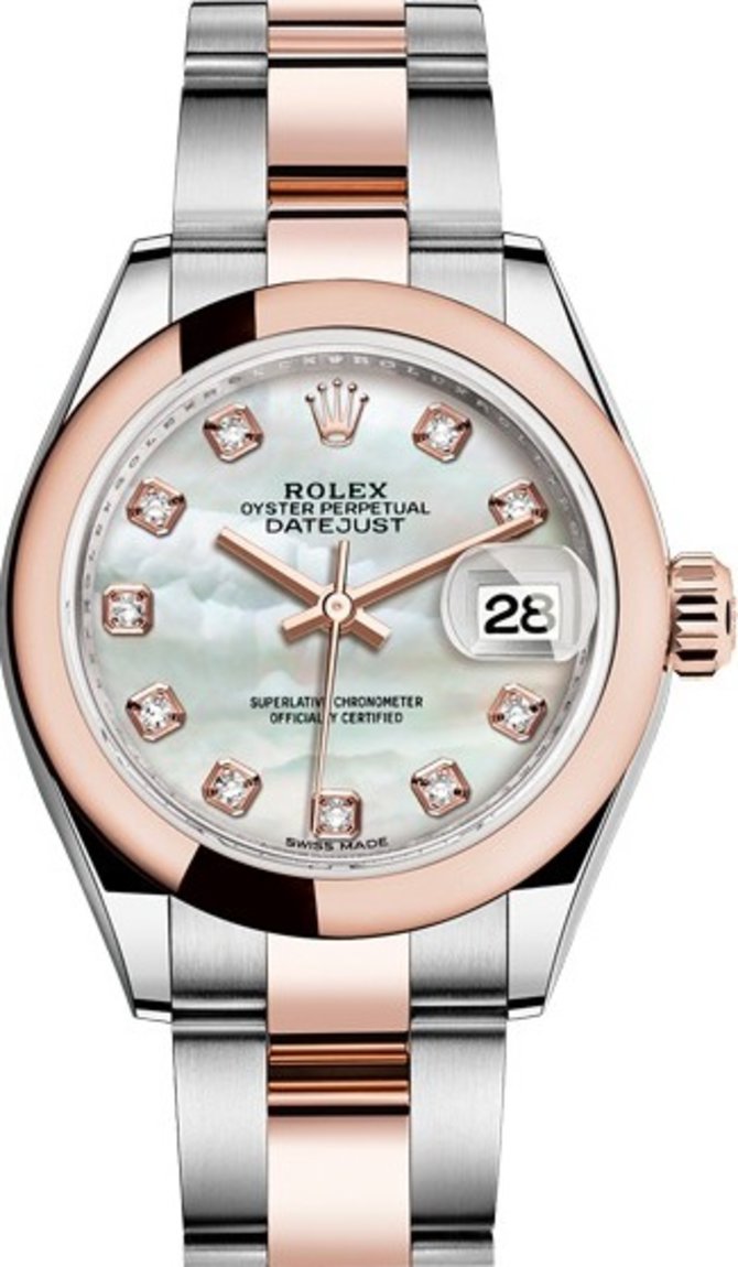 Rolex 279161-0014 Datejust Ladies 28 mm Steel and Everose Gold - фото 1