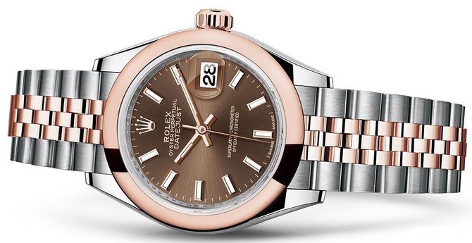 Rolex 279161-0017 Datejust Ladies 28 mm Steel and Everose Gold - фото 2