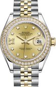 Rolex Datejust Ladies 279383rbr-0021 28 mm Steel and Yellow 