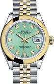 Rolex Datejust Ladies 279163-0015 28 mm Steel and Yellow 