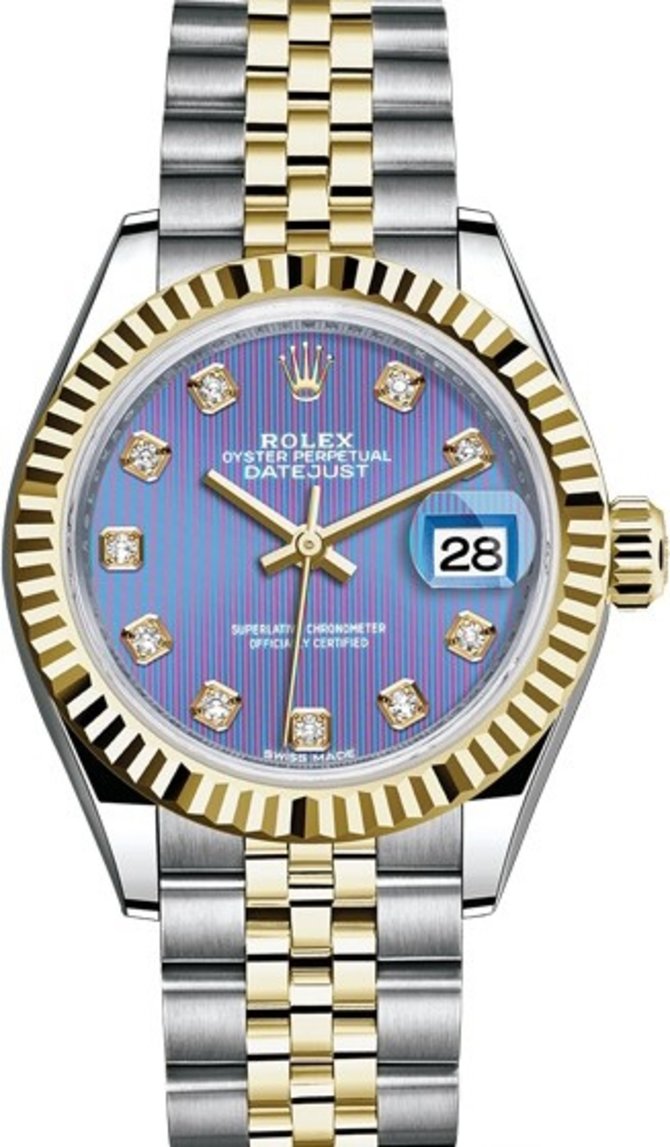 Rolex 279173-0017 Datejust Ladies 28 mm Steel and Yellow  - фото 1