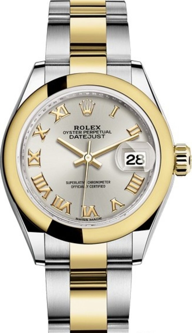 Rolex 279163-0006 Datejust Ladies 28 mm Steel and Yellow Gold - фото 1