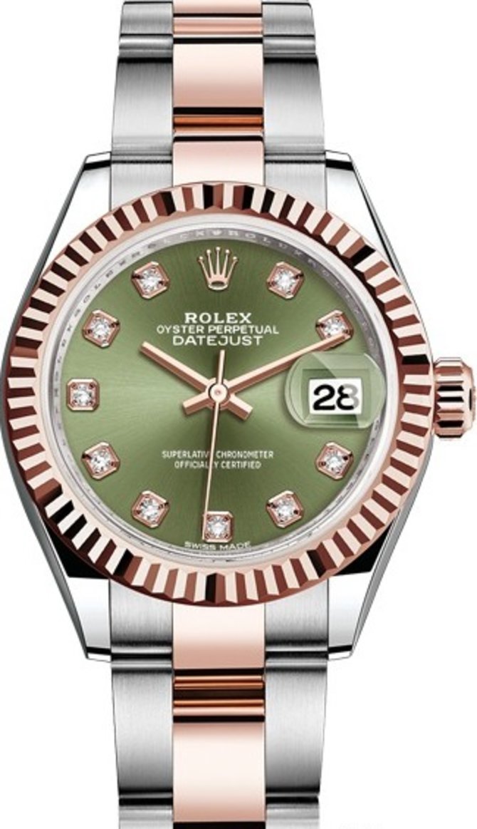 Rolex 279171-0008 Datejust Ladies 28 mm Steel and Everose Gold - фото 1