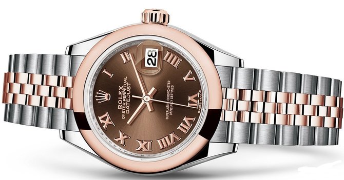 Rolex 279161-0009 Datejust Ladies 28 mm Steel and Everose Gold - фото 2