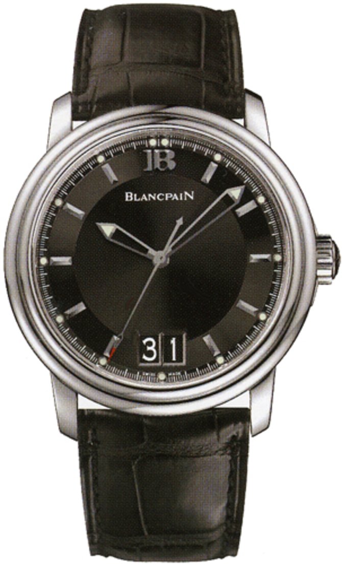 Blancpain 2850-1130-53 Leman Ultra-Slim Grande Date 40 mm