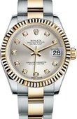 Rolex Datejust Ladies 178273-0040 31 mm Steel and Yellow Gold