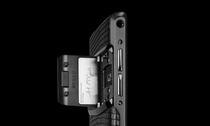 Vertu Signature Touch Pure Jet Lizard Signature Touch Limited - фото 9
